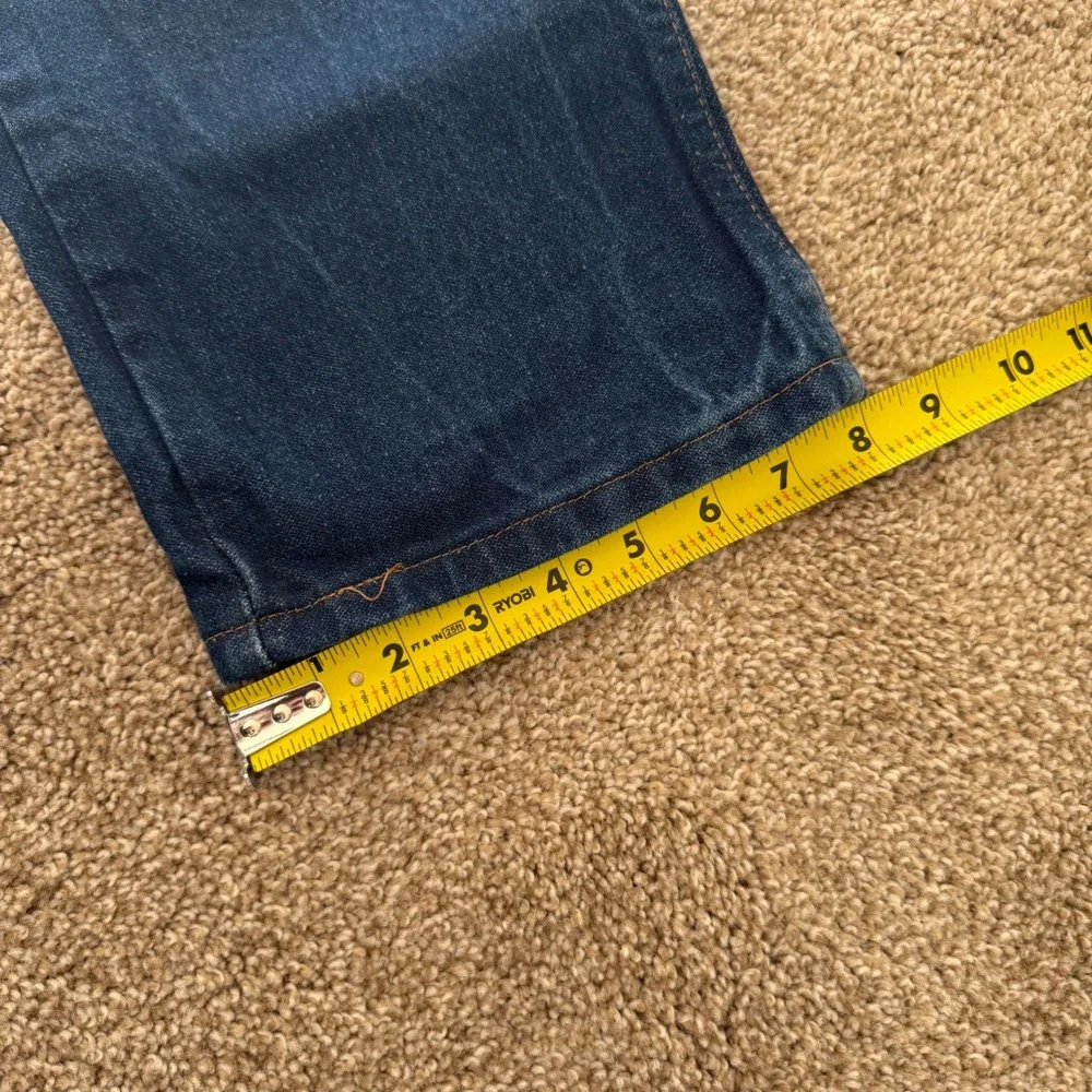 Wrangler Jeans Men 30x29 Dark Wash Cowboy Cut Straight Leg Denim Indigo